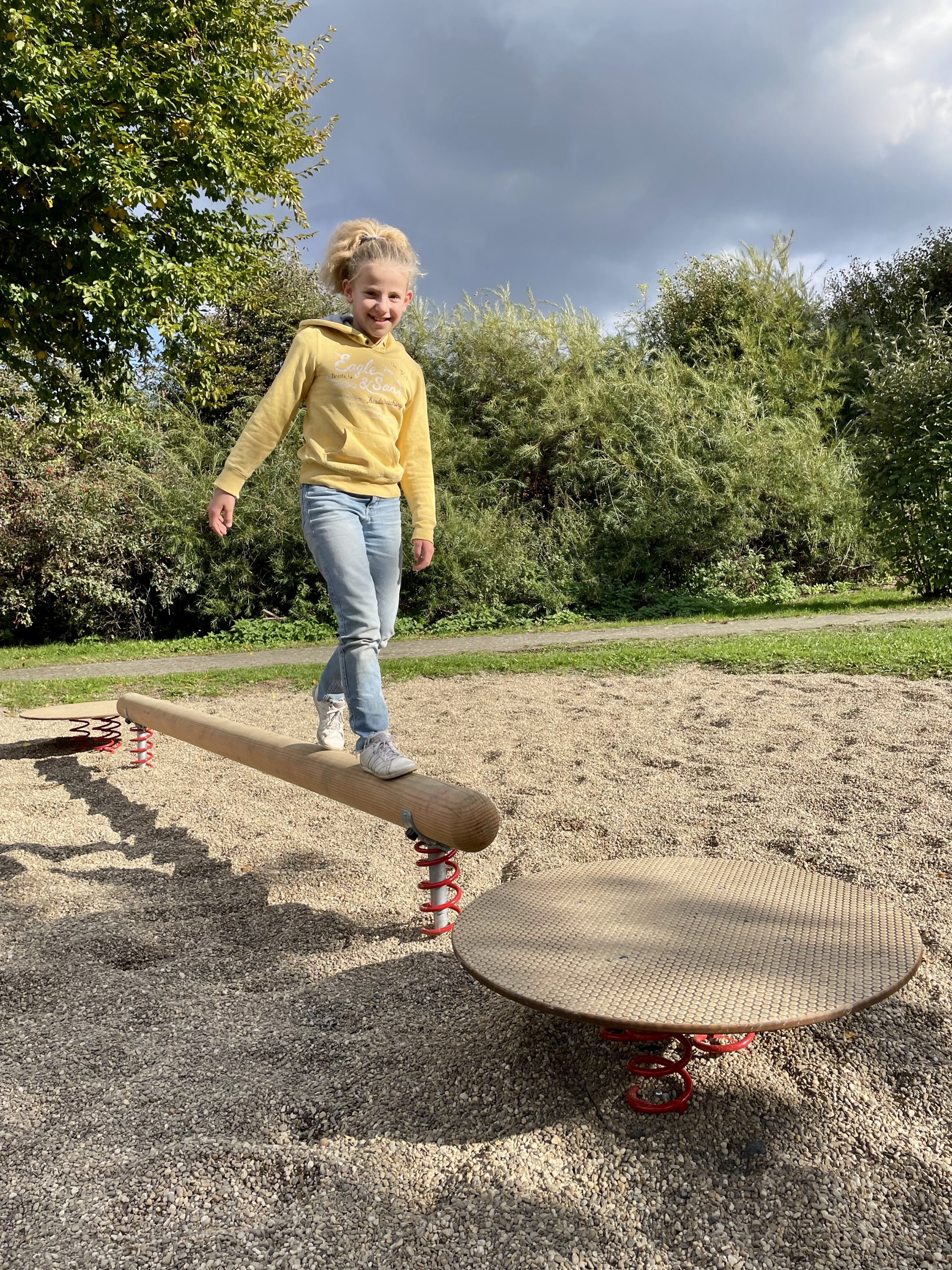 Balken zum Balancieren