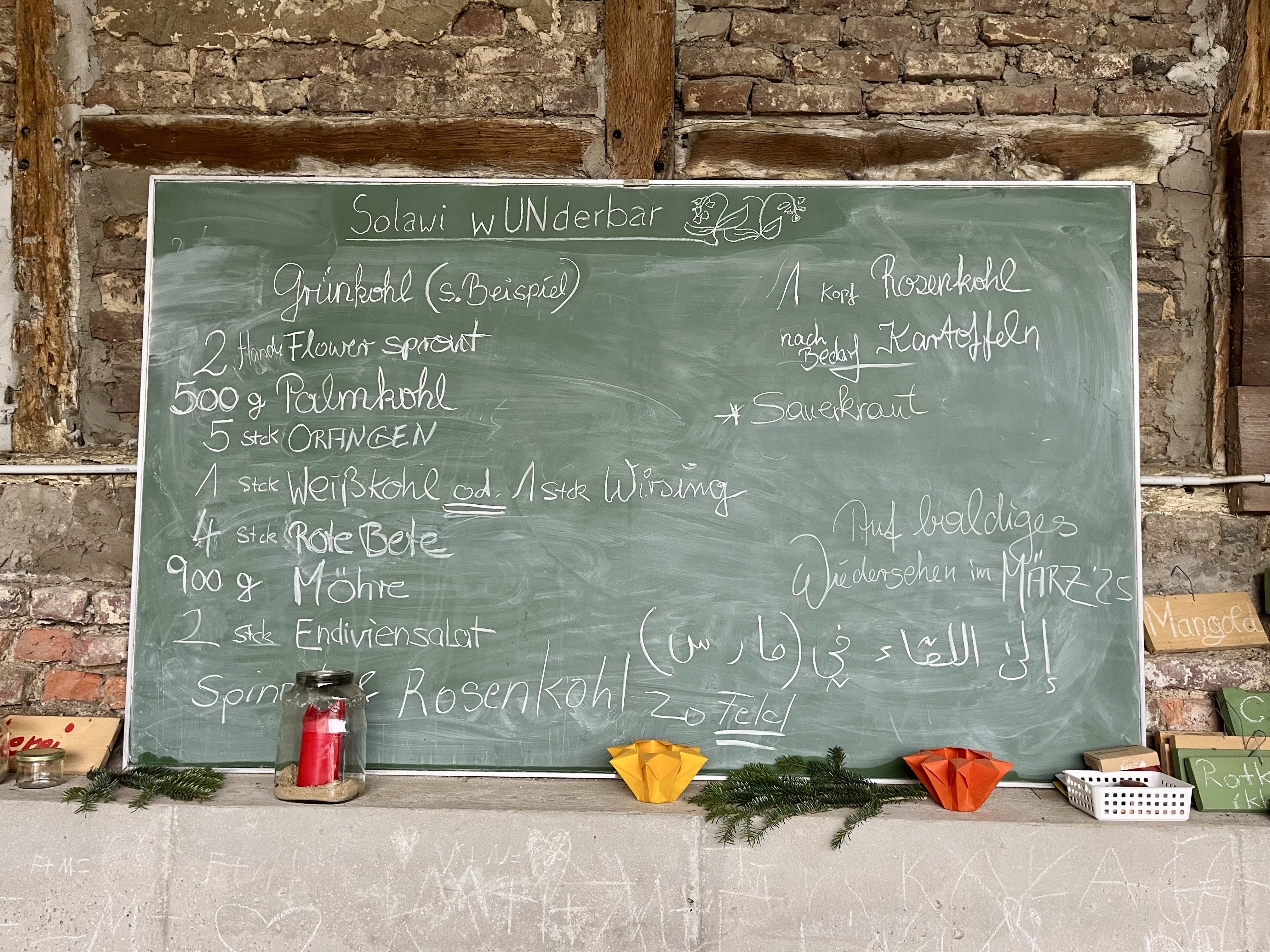 Gemüsetafel